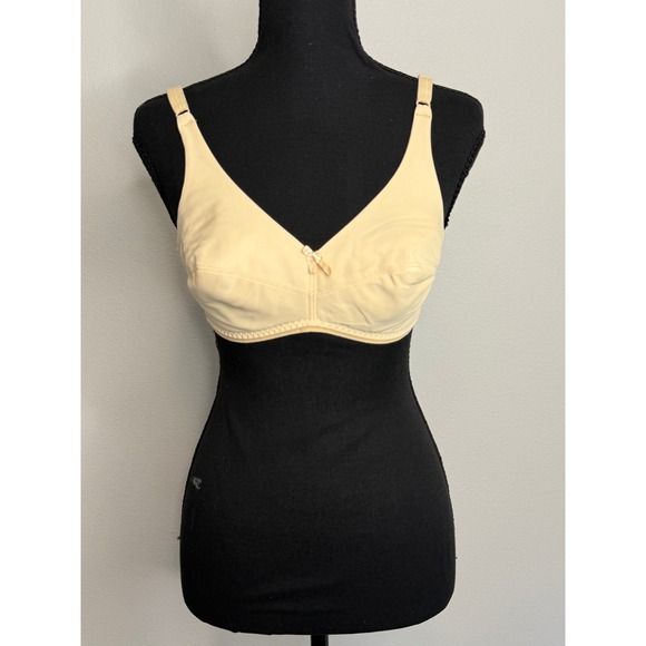 Warner's Other - Vintage Warner's The Real McCoy Bra Style 1295 Beige Nude Wire Free 34/35 C